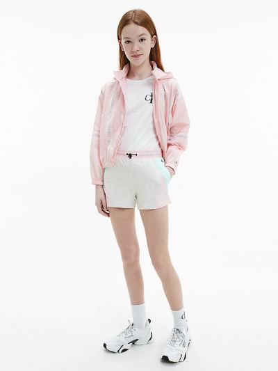Calvin Klein Ruhák HU920240 | Calvin Klein Recycled Polyester Lány Széldzseki Rózsaszín